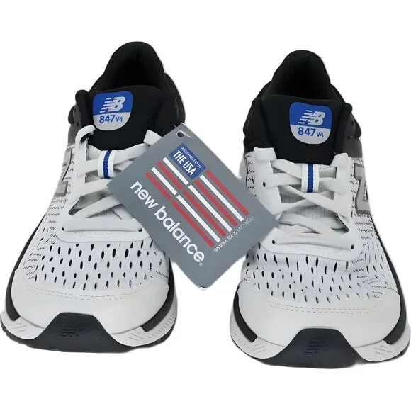 Mens New Balance 847 V4 Walking Shoe Arctic Fox/Black US 7N